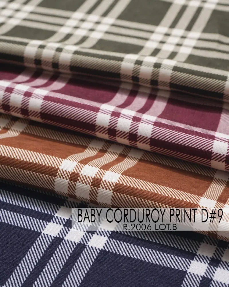 Baby Corduroy Print D#9 B