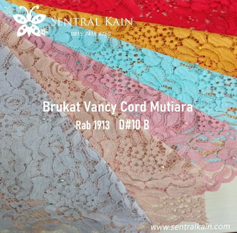 BRUKAT VANCY CORD MUTIARA D#10 B