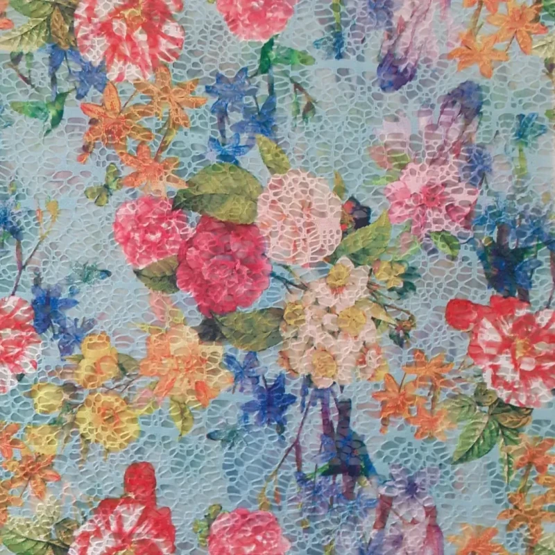 LACE CARABIAN PRINT D#14