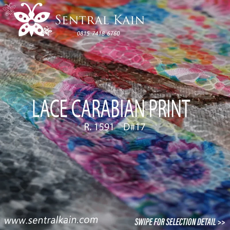 LACE CARABIAN PRINT D#17